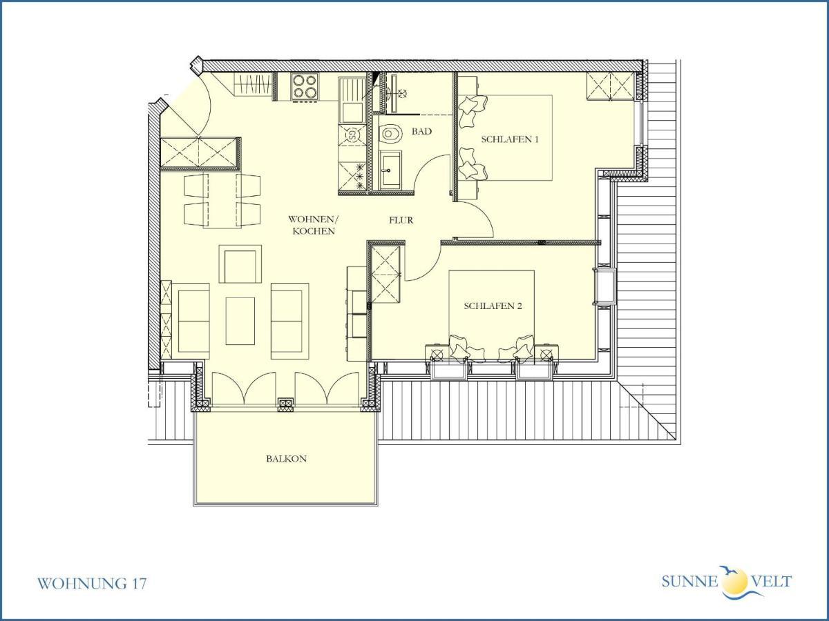 Sunnevelt-Apartment-17 Kuehlungsborn Luaran gambar